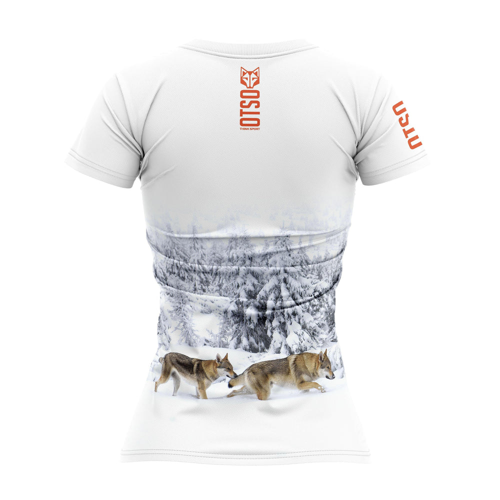 WOMEN'S SHORT SLEEVE SHIRT WOLF(レディース半袖Tシャツ 狼) - Rufus & Co. オンラインストア