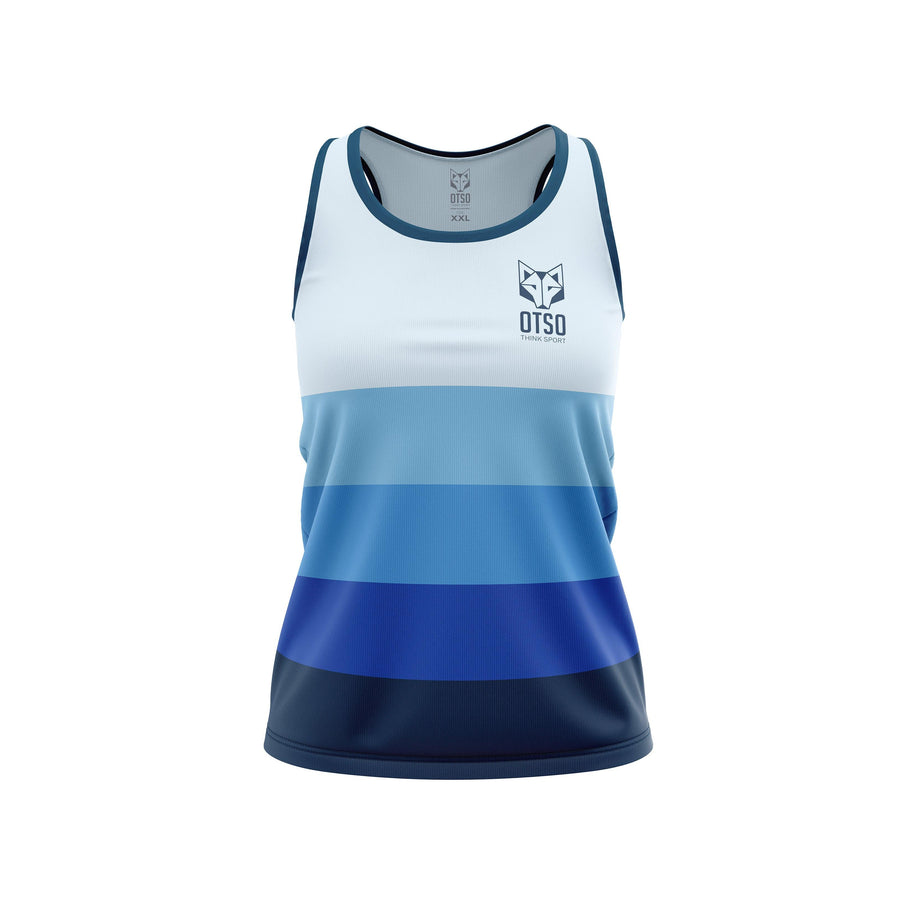 WOMEN'S SINGLET BLUE(レディース ノースリーブTシャツ ブルー) - Rufus & Co. オンラインストア