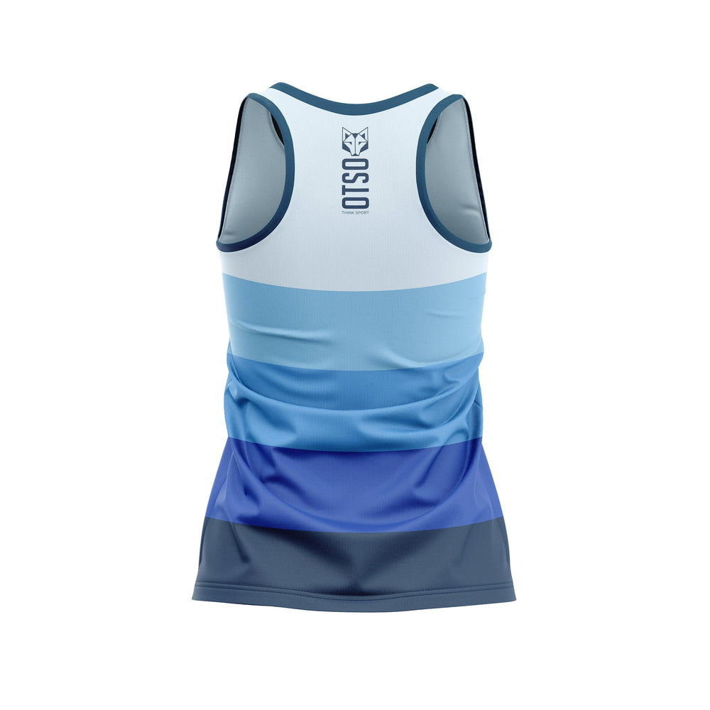 WOMEN'S SINGLET BLUE(レディース ノースリーブTシャツ ブルー) - Rufus & Co. オンラインストア