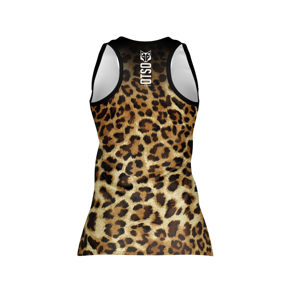 WOMEN'S SINGLET LEOPARD SKIN(レディース ノースリーブTシャツ ヒョウ柄) - Rufus & Co. オンラインストア