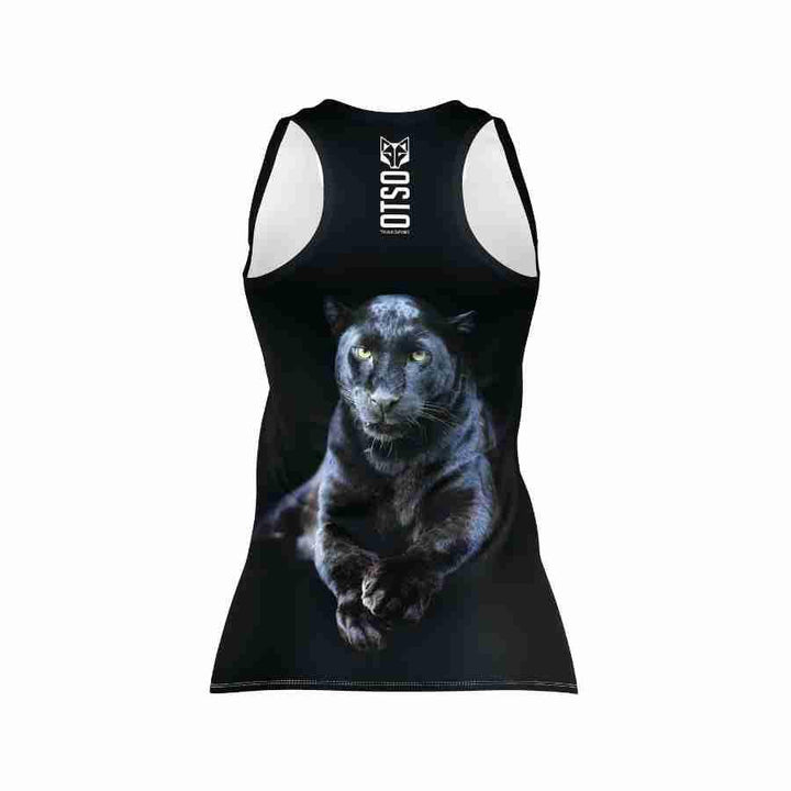 WOMEN'S SINGLET PANTHER(レディース ノースリーブTシャツ 黒ヒョウ) - Rufus & Co. オンラインストア