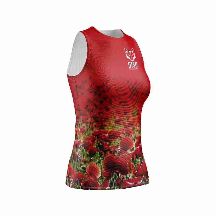 WOMEN'S SINGLET POPPY(レディース ノースリーブTシャツ ポピー) - Rufus & Co. オンラインストア
