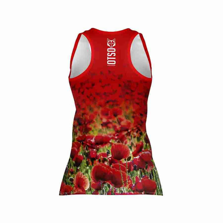 WOMEN'S SINGLET POPPY(レディース ノースリーブTシャツ ポピー) - Rufus & Co. オンラインストア