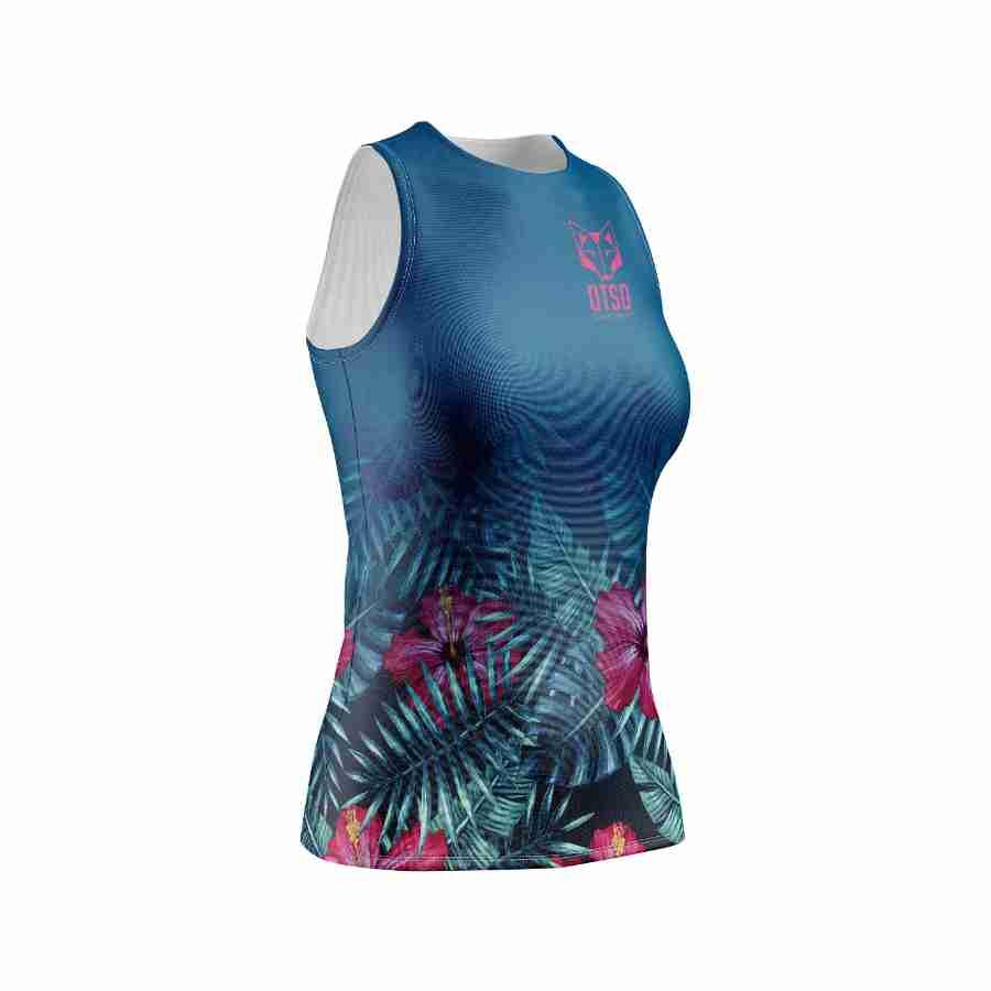 WOMEN'S SINGLET TROPICAL DARK(レディースノースリーブTシャツ トロピカルダーク) - Rufus & Co. オンラインストア