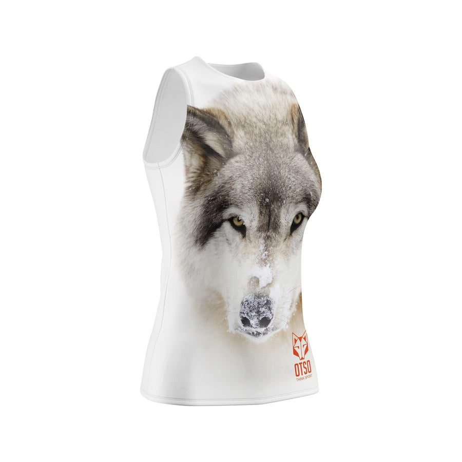 WOMEN'S SINGLET WOLF(レディース ノースリーブTシャツ 狼) - Rufus & Co. オンラインストア