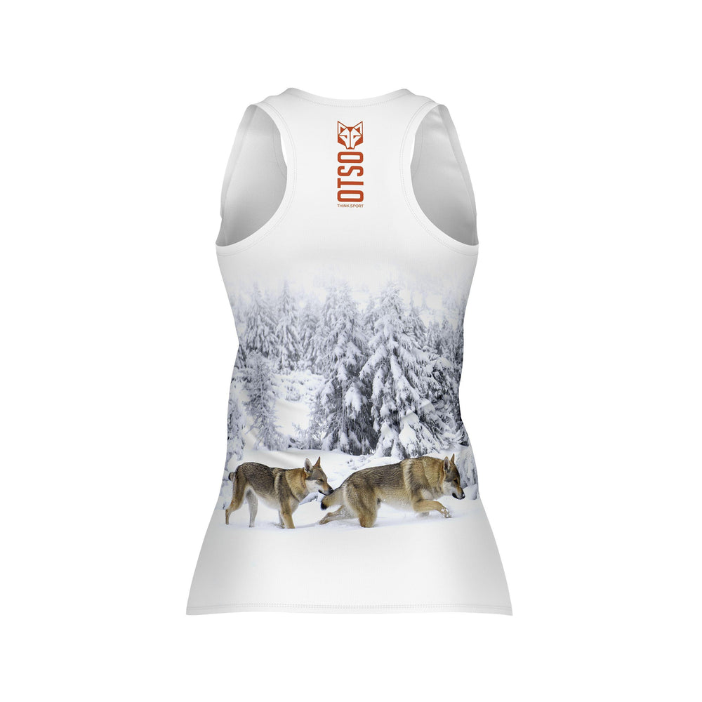 WOMEN'S SINGLET WOLF(レディース ノースリーブTシャツ 狼) - Rufus & Co. オンラインストア