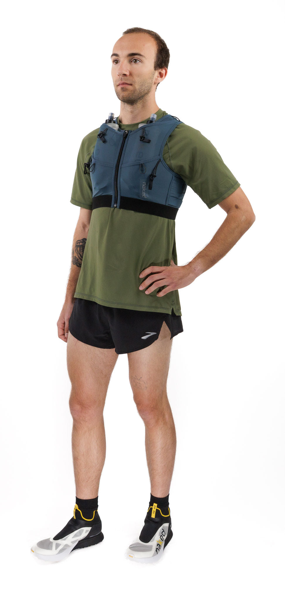 Naked Mens HC Running Vest V2 (ネイキッドHCランニングベスト V2 メンズ) ソフトフラスク2個付属