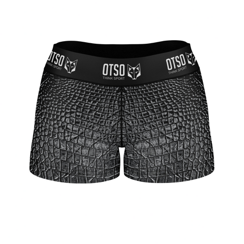Women's Shorts - Black Snake