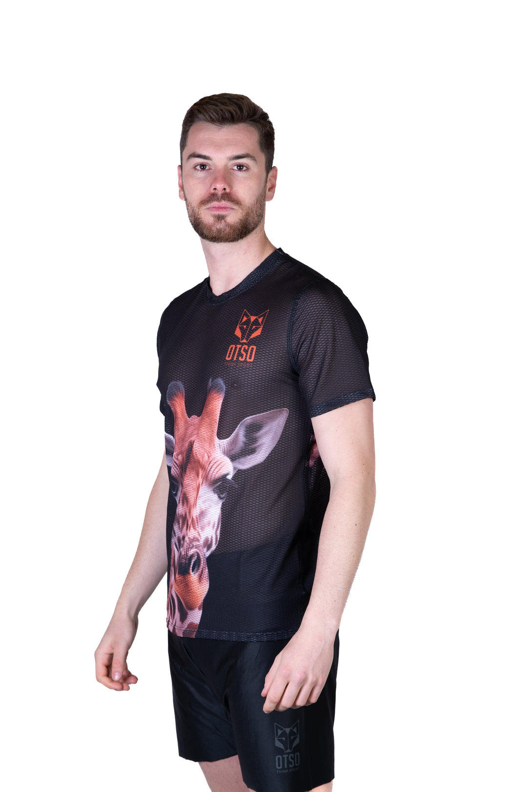 MEN'S SHORT SLEEVE SHIRT GIRAFFE(メンズ半袖Tシャツ ジラフ)