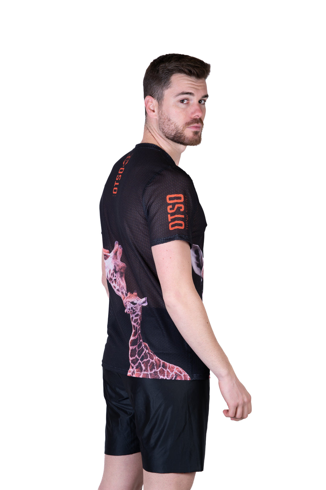 MEN'S SHORT SLEEVE SHIRT GIRAFFE(メンズ半袖Tシャツ ジラフ)