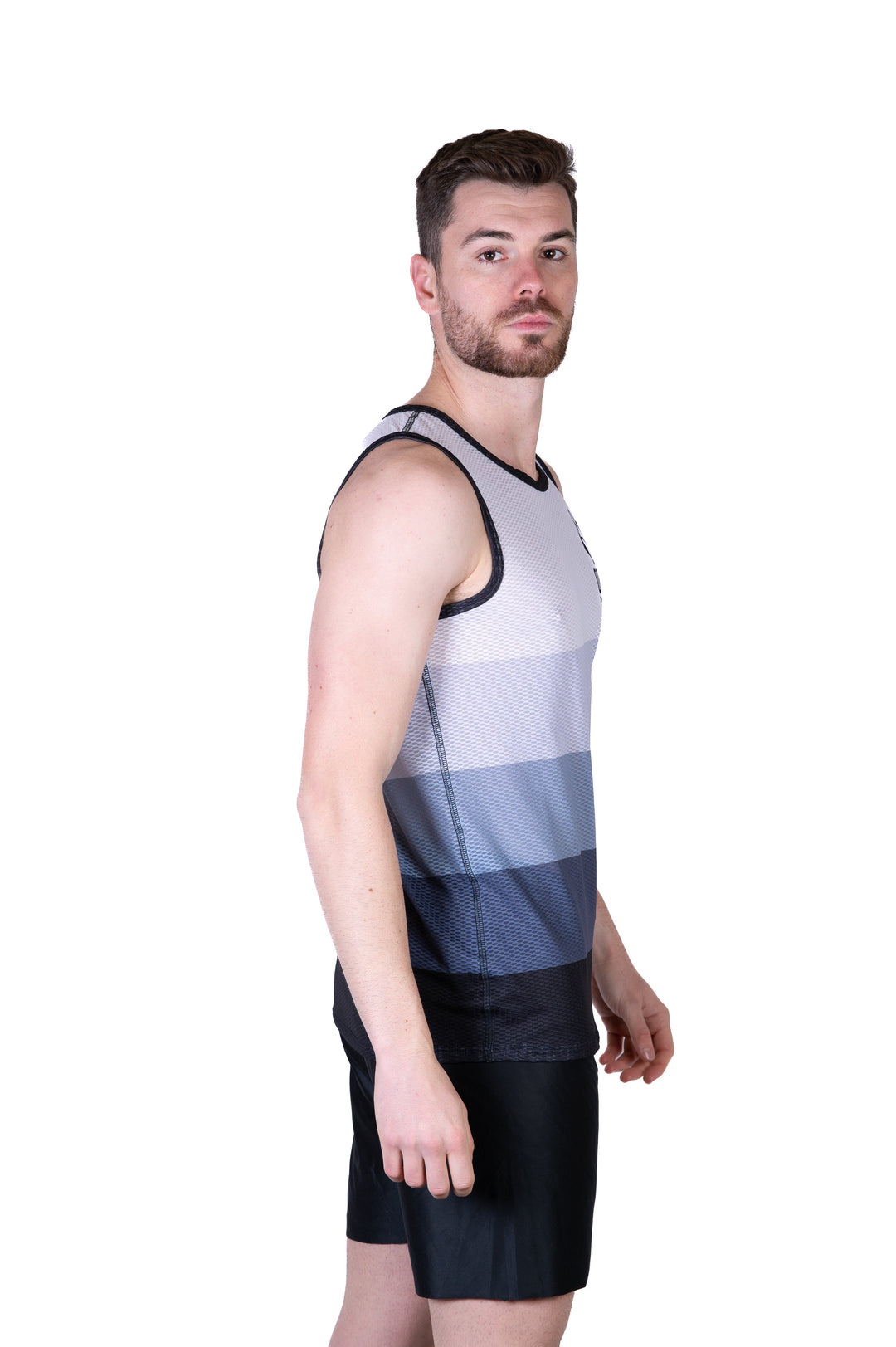 MEN'S SINGLET GREY(メンズ ノースリーブシャツ グレー)