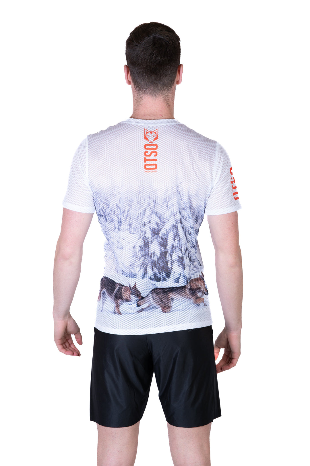 MEN'S SHORT SLEEVE SHIRT WOLF(メンズ半袖Tシャツ 狼)