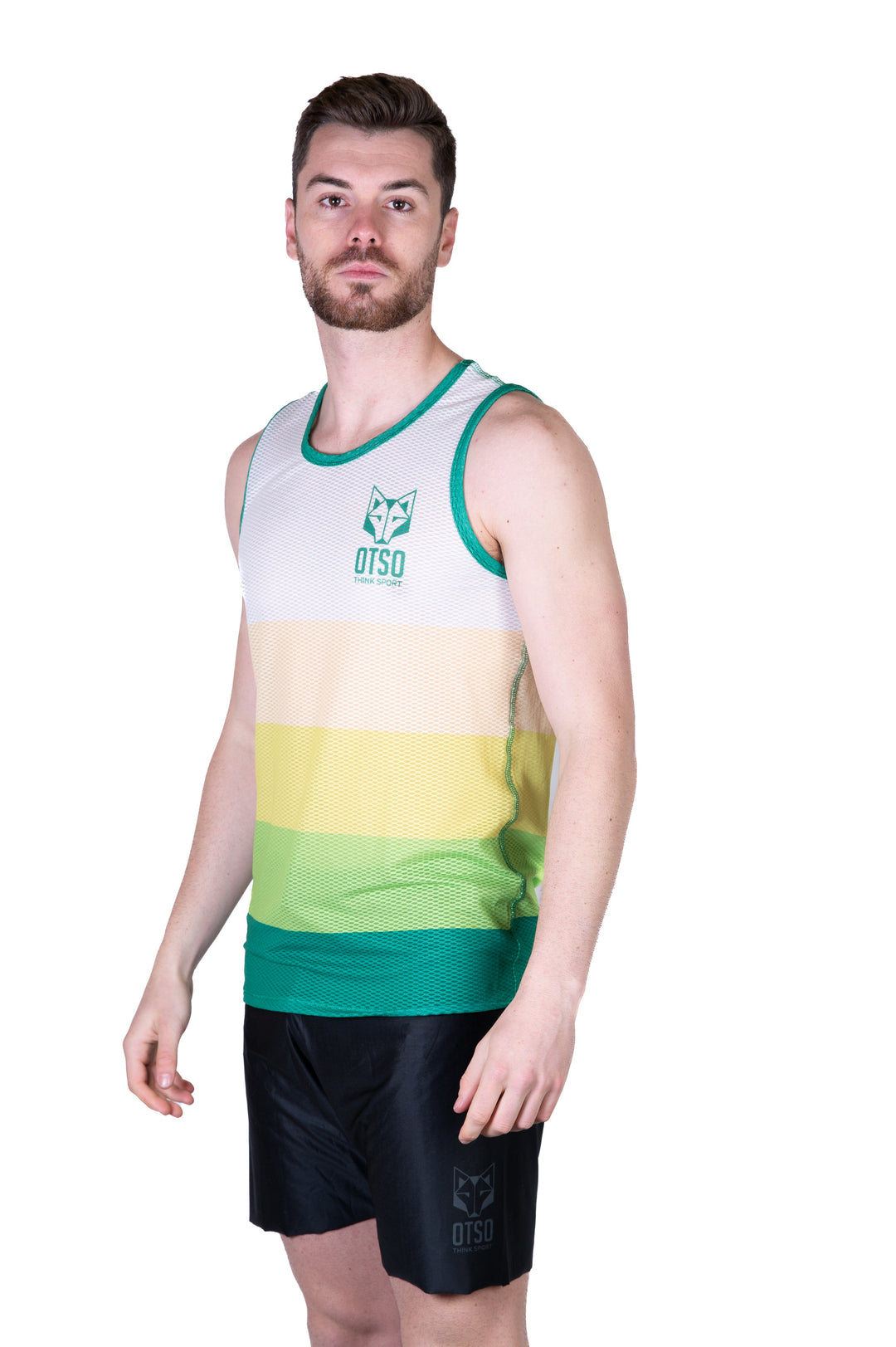 MEN'S SINGLET GREEN(メンズタンク ノースリーブシャツ グリーン)
