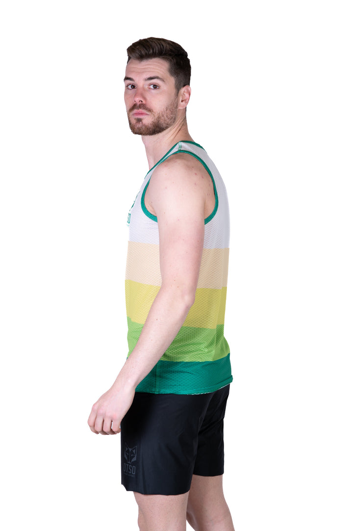 MEN'S SINGLET GREEN(メンズタンク ノースリーブシャツ グリーン)