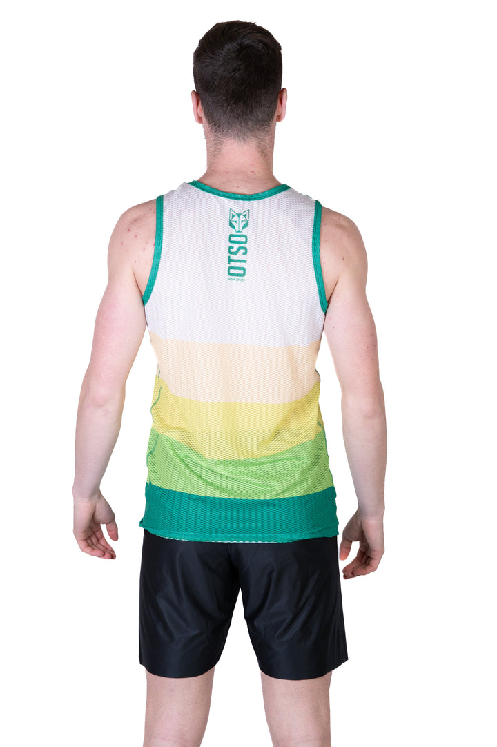 MEN'S SINGLET GREEN(メンズタンク ノースリーブシャツ グリーン)