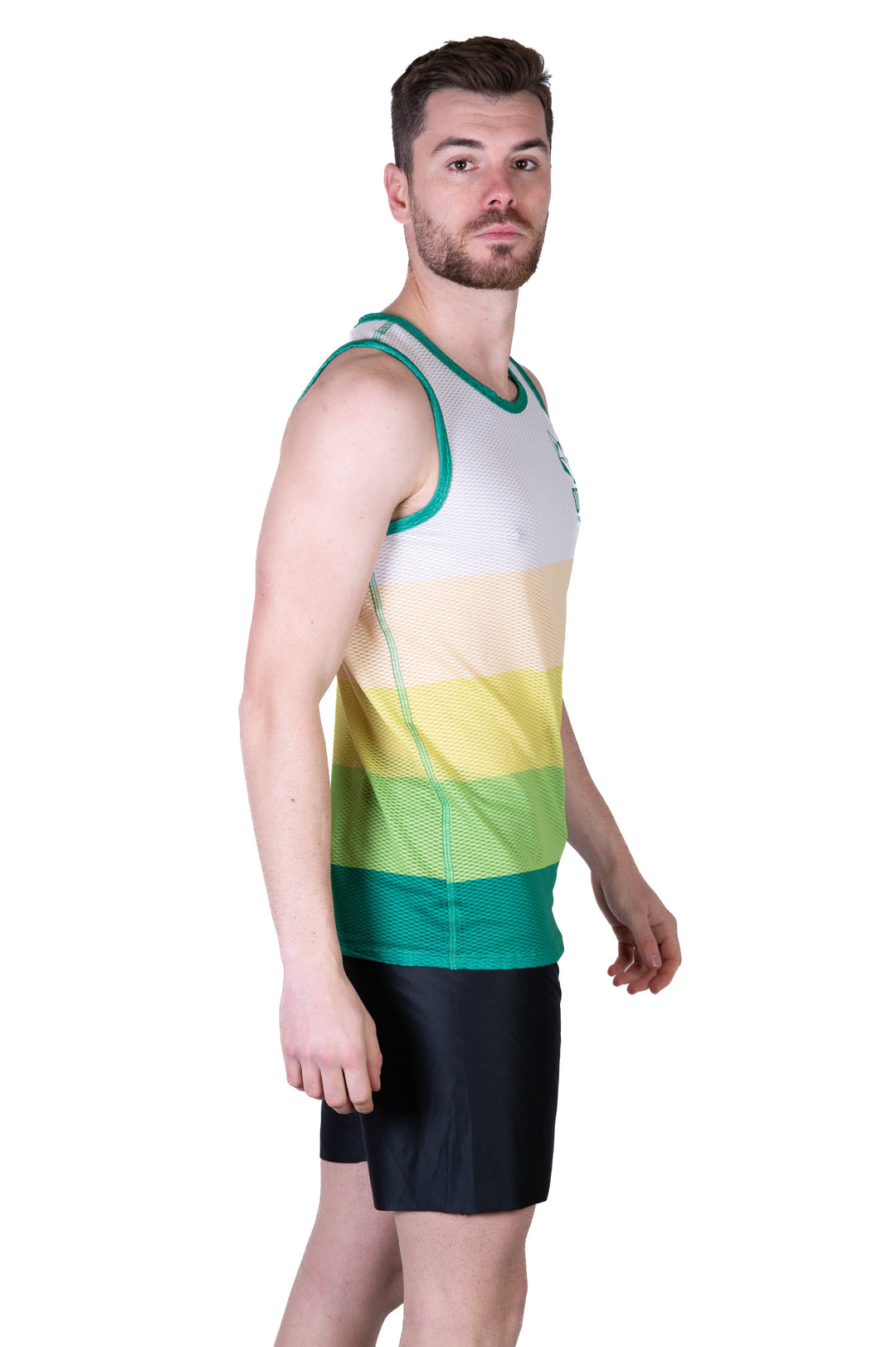 MEN'S SINGLET GREEN(メンズタンク ノースリーブシャツ グリーン)