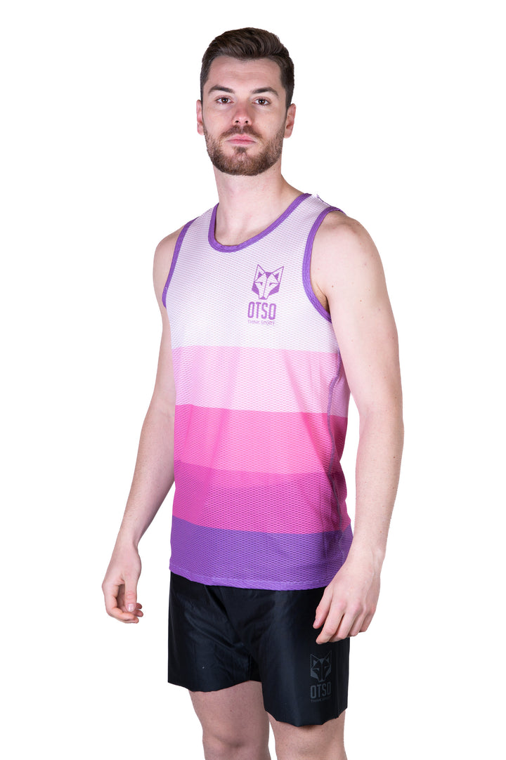 MEN'S SINGLET PINK (メンズノースリーブシャツ ピンク)