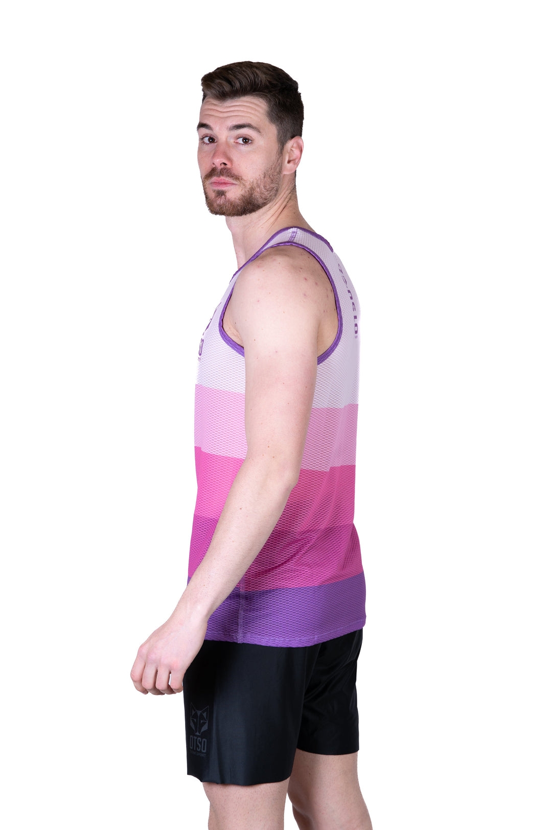 MEN'S SINGLET PINK (メンズノースリーブシャツ ピンク)