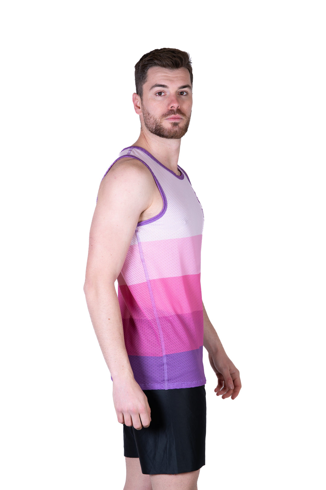 MEN'S SINGLET PINK (メンズノースリーブシャツ ピンク)