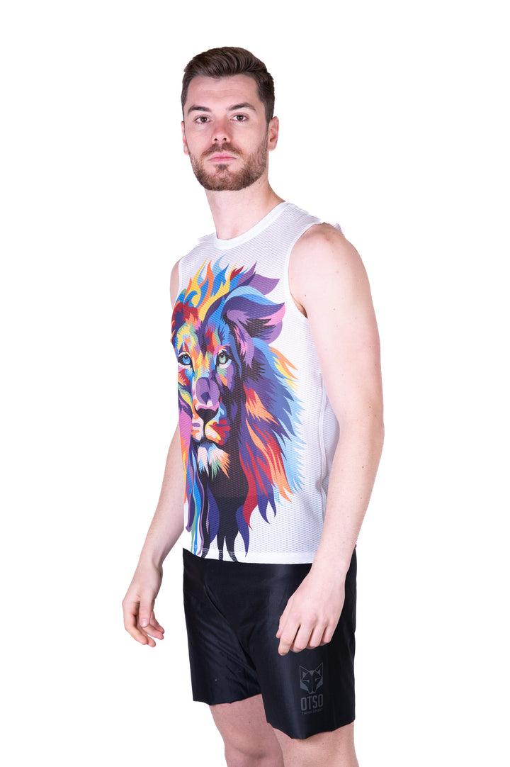 MEN'S SINGLET BE A LION (メンズ ノースリーブシャツ ビー ア・ライオン)