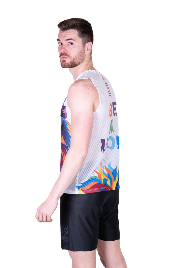 MEN'S SINGLET BE A LION (メンズ ノースリーブシャツ ビー ア・ライオン)