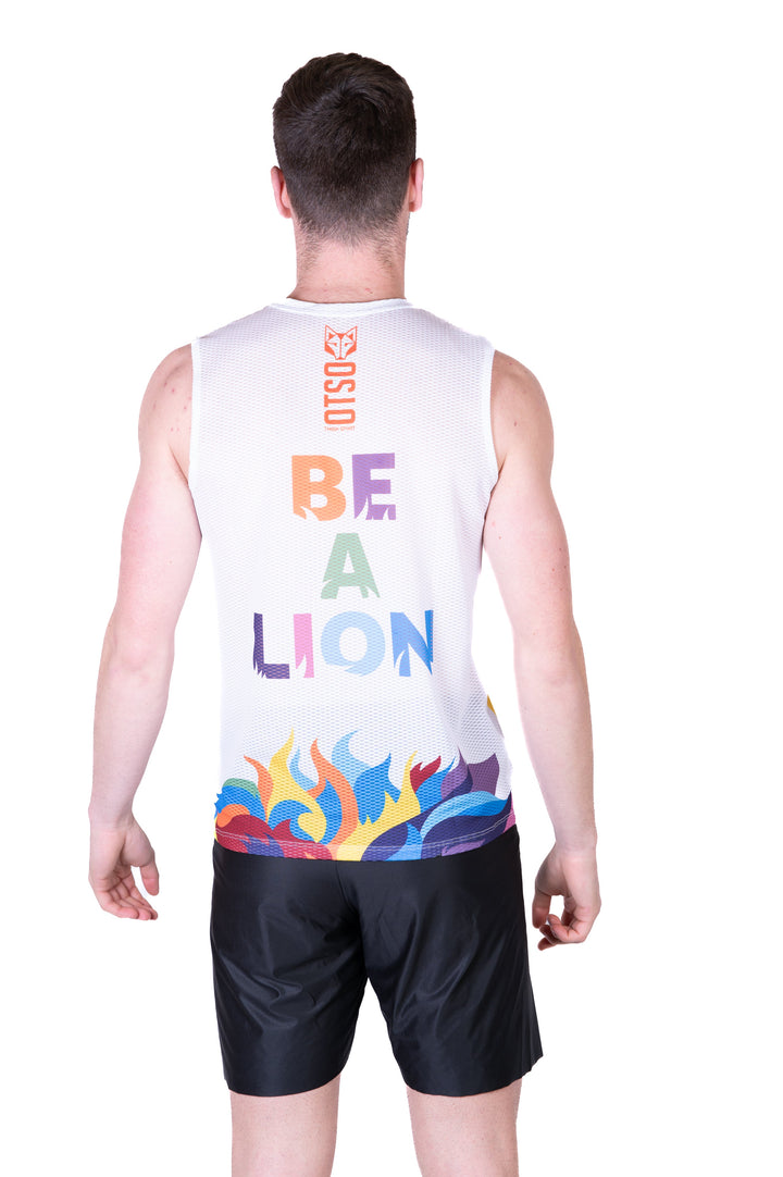 MEN'S SINGLET BE A LION (メンズ ノースリーブシャツ ビー ア・ライオン)