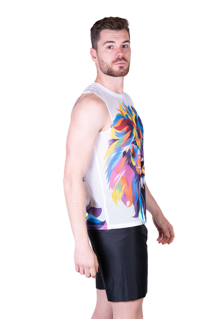 MEN'S SINGLET BE A LION (メンズ ノースリーブシャツ ビー ア・ライオン)