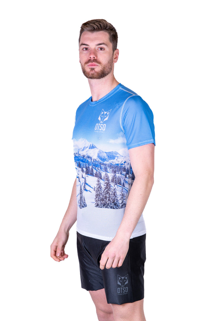 MEN'S SHORT SLEEVE SHIRT SNOW FOREST(メンズ半袖Tシャツ スノーフォレスト)