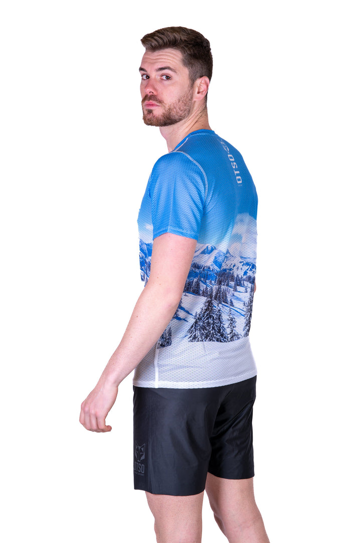 MEN'S SHORT SLEEVE SHIRT SNOW FOREST(メンズ半袖Tシャツ スノーフォレスト)