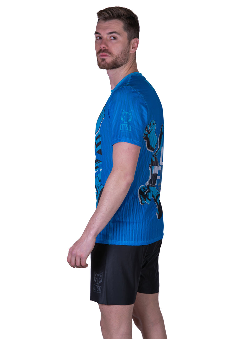 OTSO Men’s Short Sleeve  Popeye Run For It (メンズ半袖Tシャツ ポパイ ラン フォー イット)