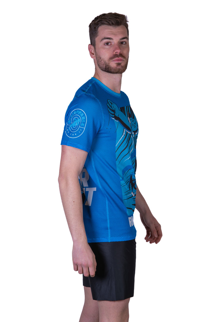 OTSO Men’s Short Sleeve  Popeye Run For It (メンズ半袖Tシャツ ポパイ ラン フォー イット)