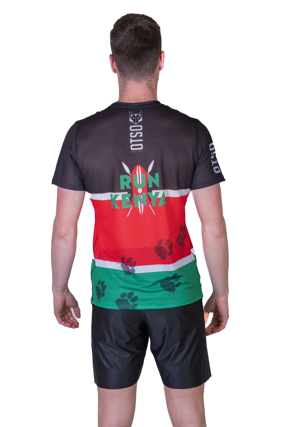 OTSO Men's Run Kenya Short Sleeve T-Shirt (メンズ ラン・ケニア 半袖Tシャツ)