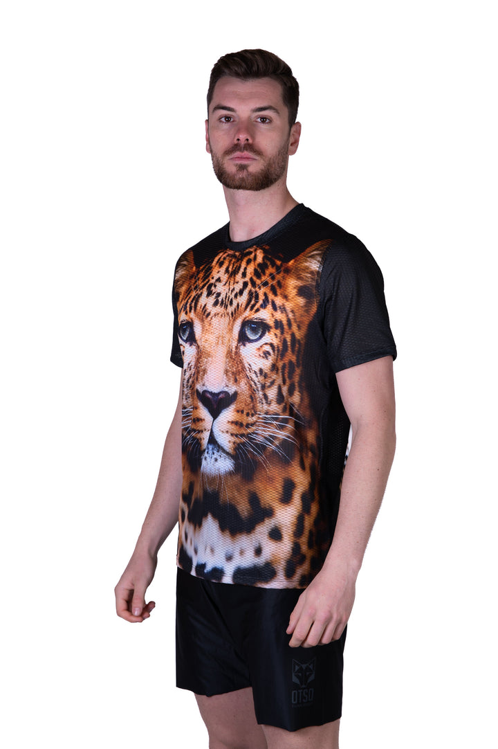 MEN'S SHORT SLEEVE SHIRT LEOPARD(メンズ半袖Tシャツ ヒョウ)