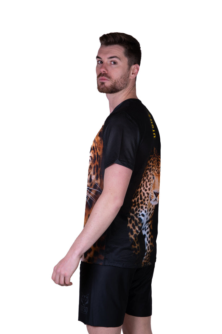 MEN'S SHORT SLEEVE SHIRT LEOPARD(メンズ半袖Tシャツ ヒョウ)