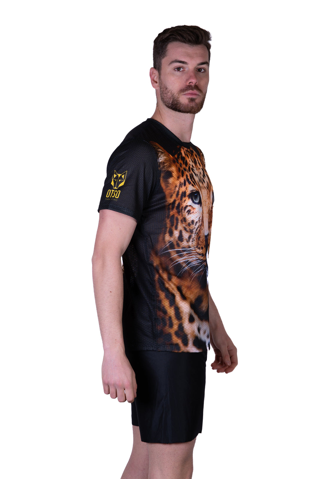 MEN'S SHORT SLEEVE SHIRT LEOPARD(メンズ半袖Tシャツ ヒョウ)