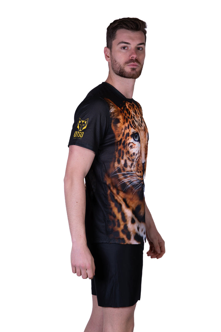 MEN'S SHORT SLEEVE SHIRT LEOPARD(メンズ半袖Tシャツ ヒョウ)