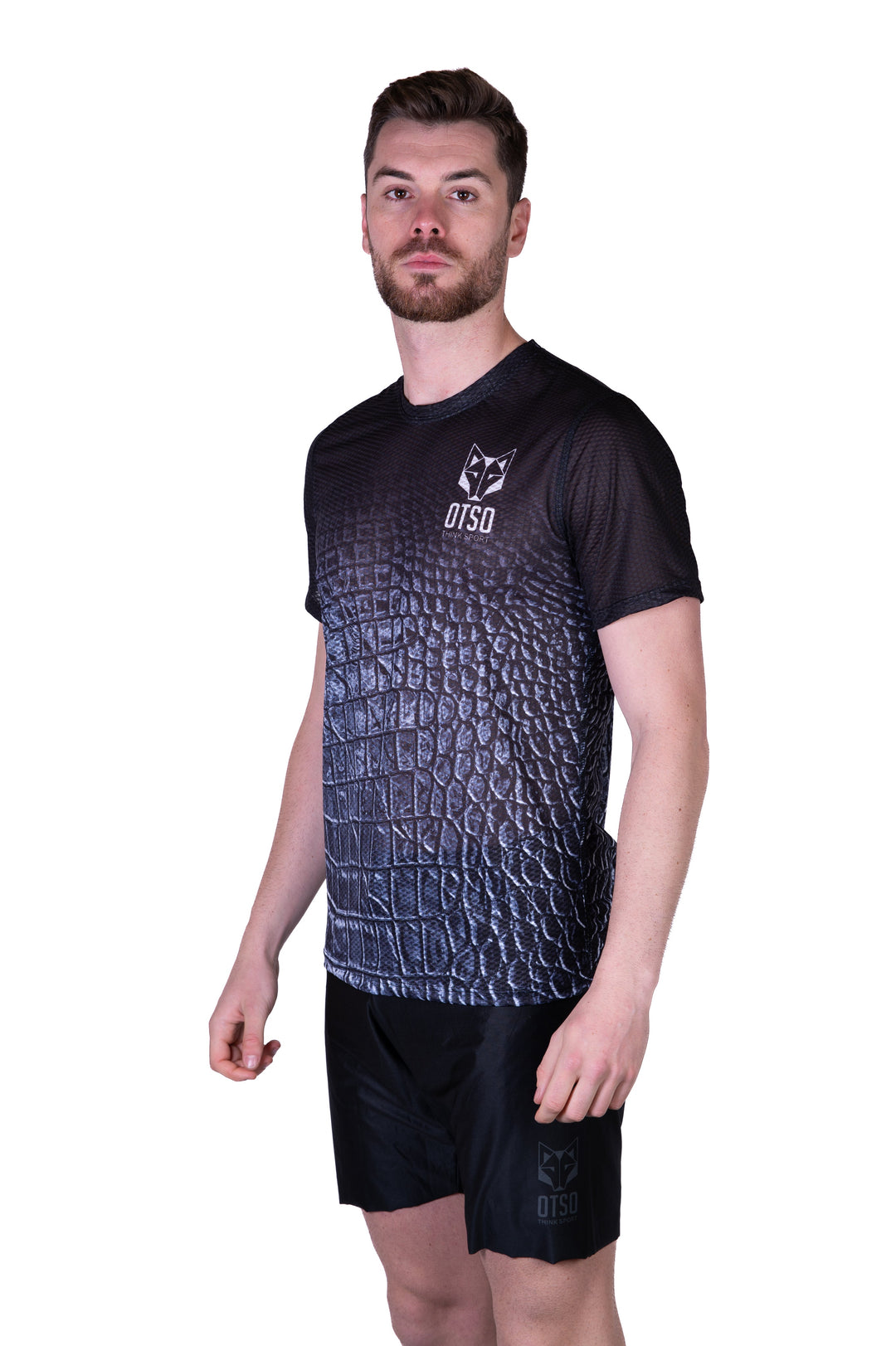 MEN'S SHORT SLEEVE SHIRT BLACK SNAKE(メンズ半袖Tシャツ ブラックスネーク)