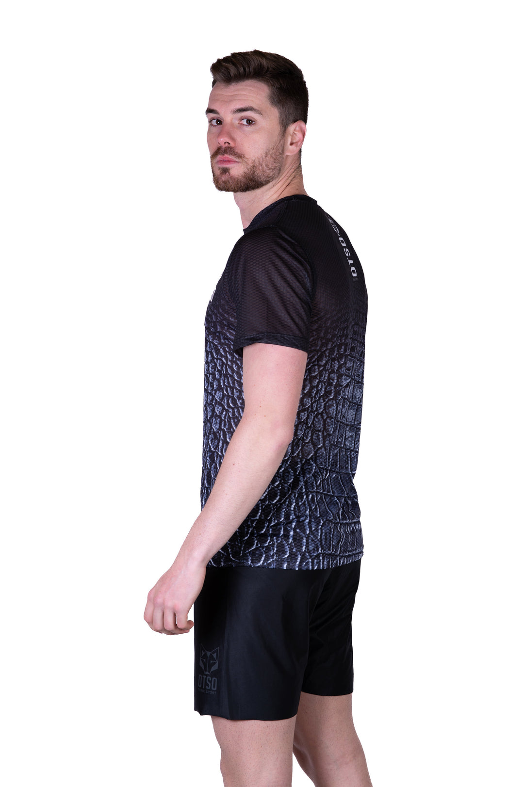MEN'S SHORT SLEEVE SHIRT BLACK SNAKE(メンズ半袖Tシャツ ブラックスネーク)