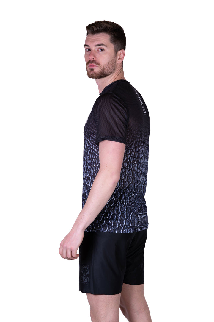 MEN'S SHORT SLEEVE SHIRT BLACK SNAKE(メンズ半袖Tシャツ ブラックスネーク)