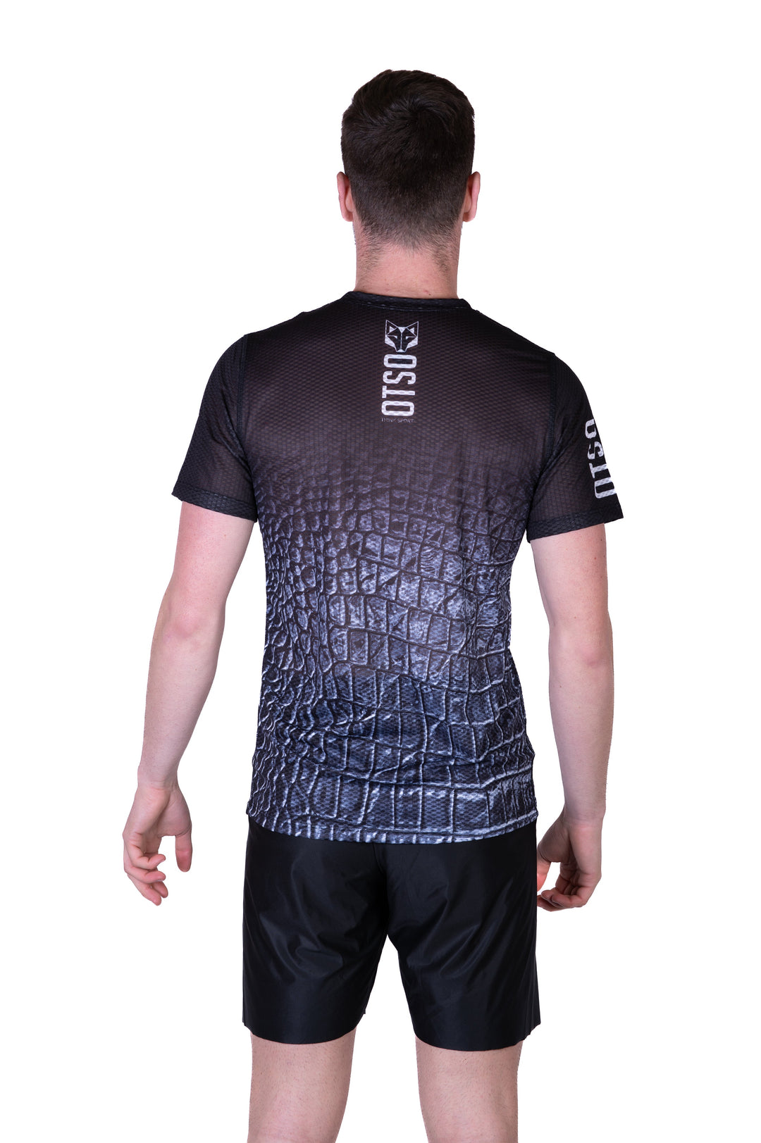 MEN'S SHORT SLEEVE SHIRT BLACK SNAKE(メンズ半袖Tシャツ ブラックスネーク)