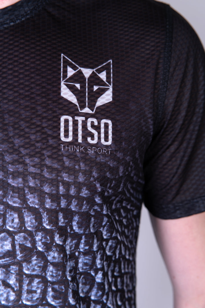 MEN'S SHORT SLEEVE SHIRT BLACK SNAKE(メンズ半袖Tシャツ ブラックスネーク)