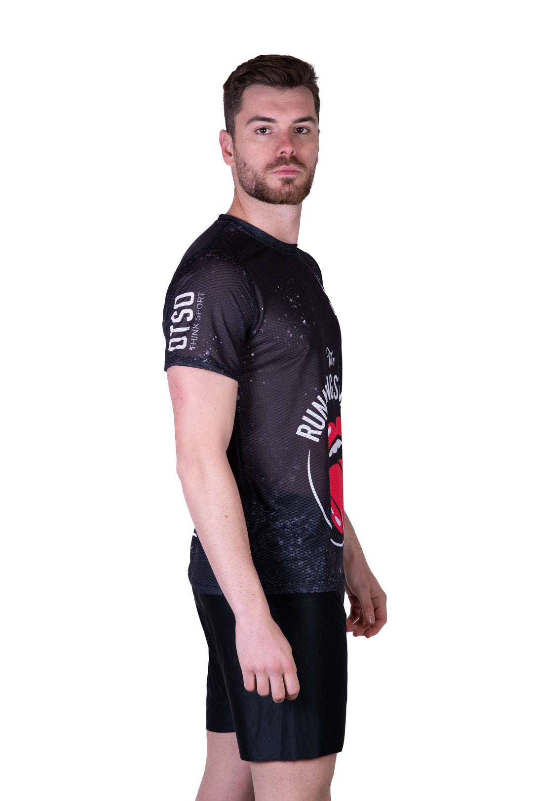MEN'S SHORT SLEEVE SHIRT RUNNING STONES(メンズ半袖Tシャツ ランニングストーンズ)