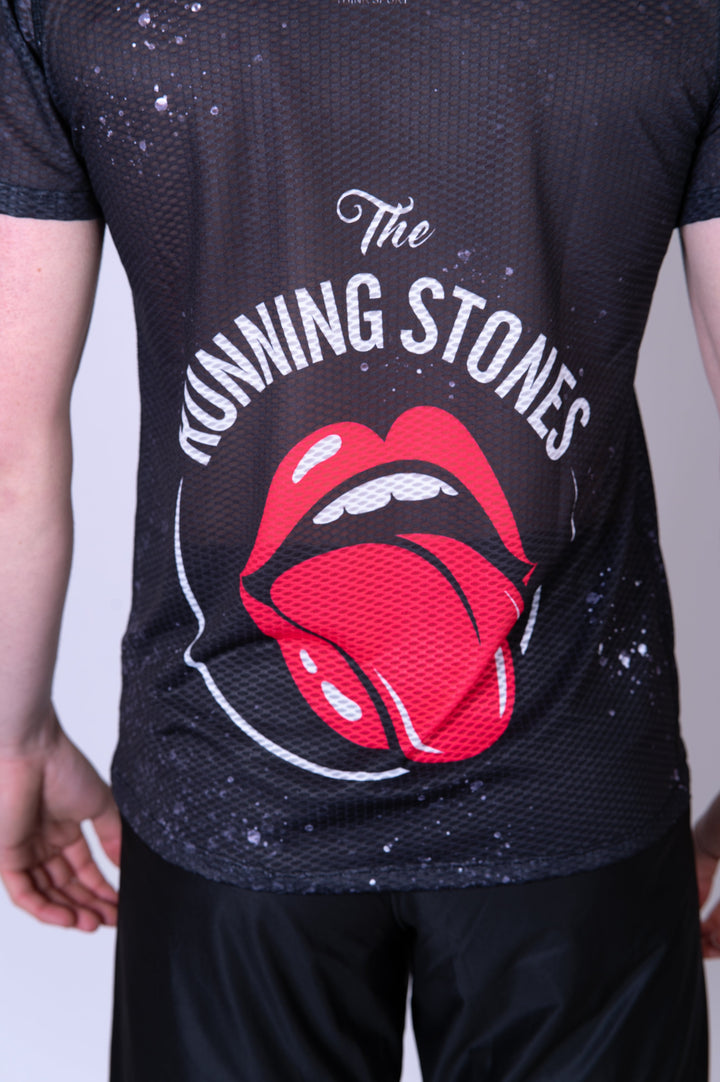 MEN'S SHORT SLEEVE SHIRT RUNNING STONES(メンズ半袖Tシャツ ランニングストーンズ)