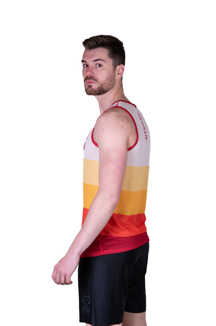 MEN'S SINGLET ORANGE(メンズ ノースリーブシャツ オレンジ)