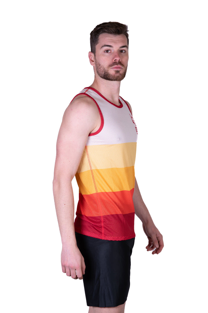 MEN'S SINGLET ORANGE(メンズ ノースリーブシャツ オレンジ)