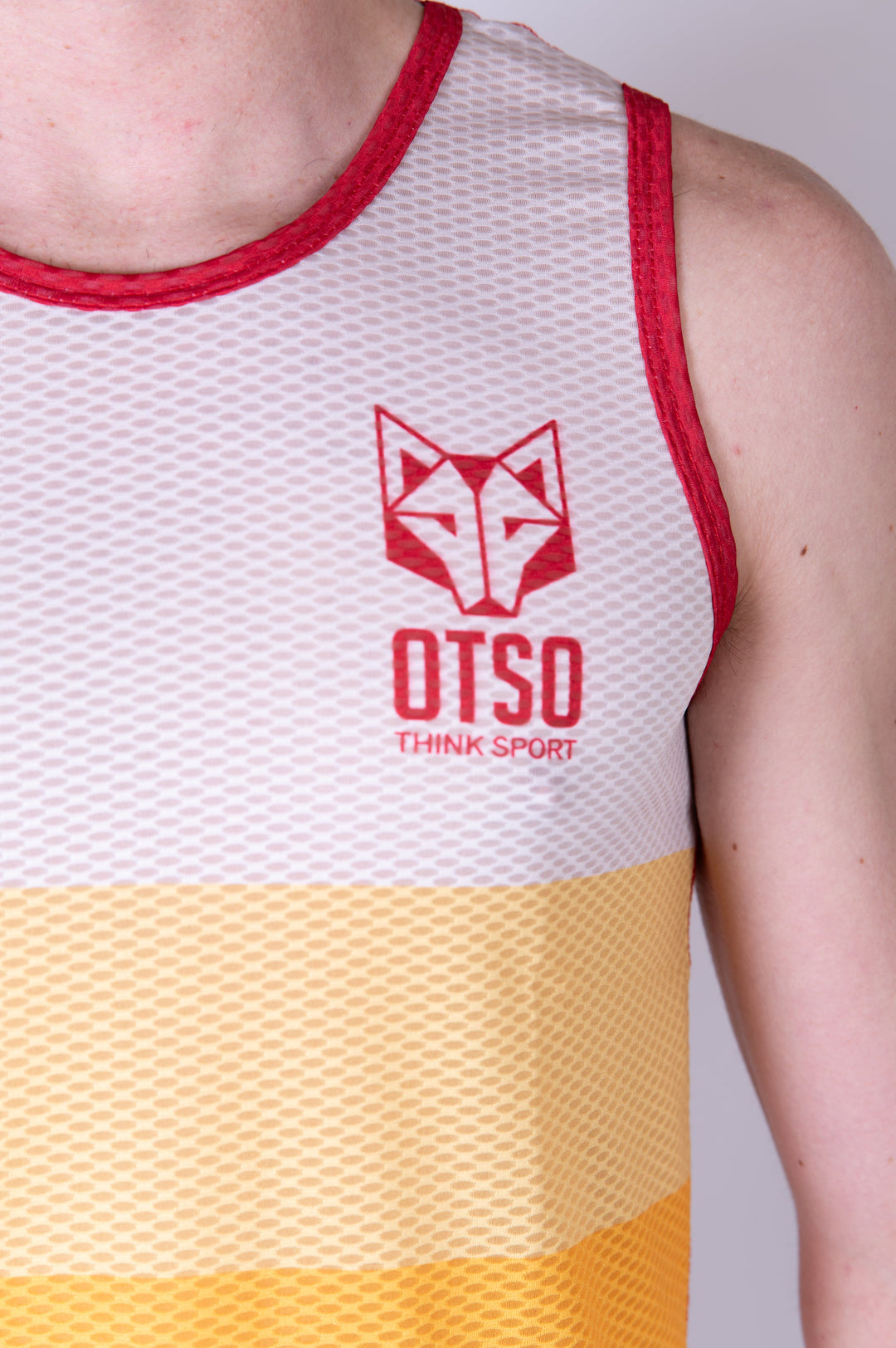 MEN'S SINGLET ORANGE(メンズ ノースリーブシャツ オレンジ)