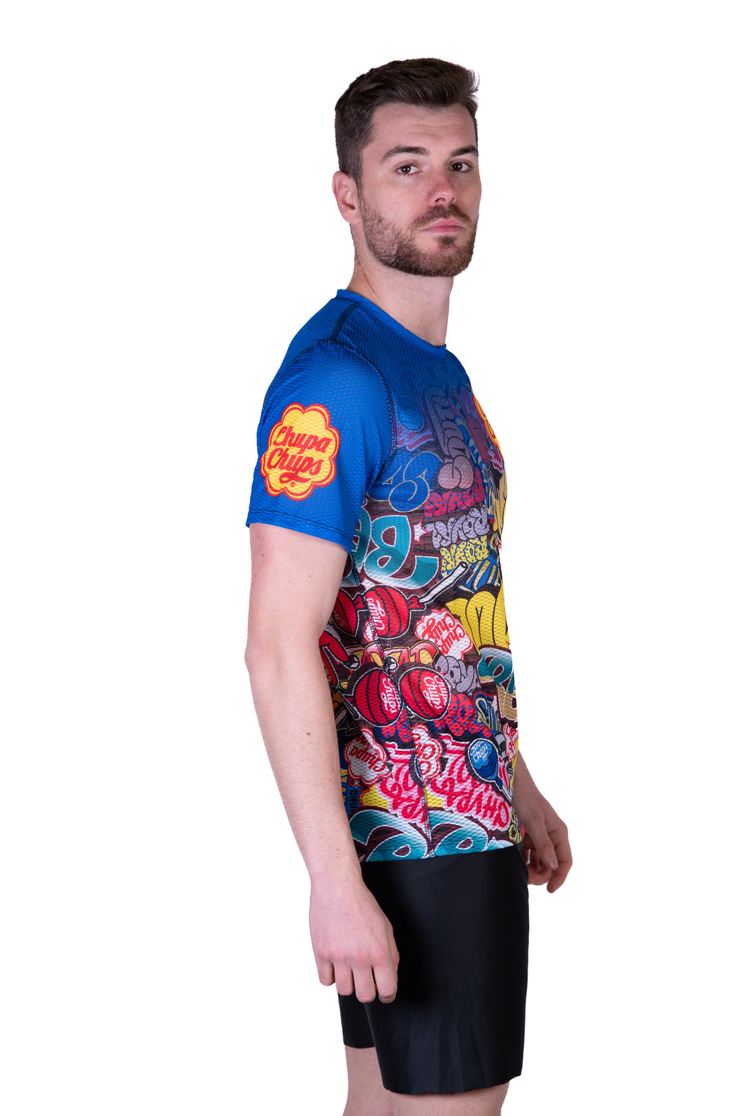 OTSO Men’s Short Sleeve Shirt Chupa Chups Graffiti (メンズ半袖Tシャツ チュッパチャップス グラフィティ)