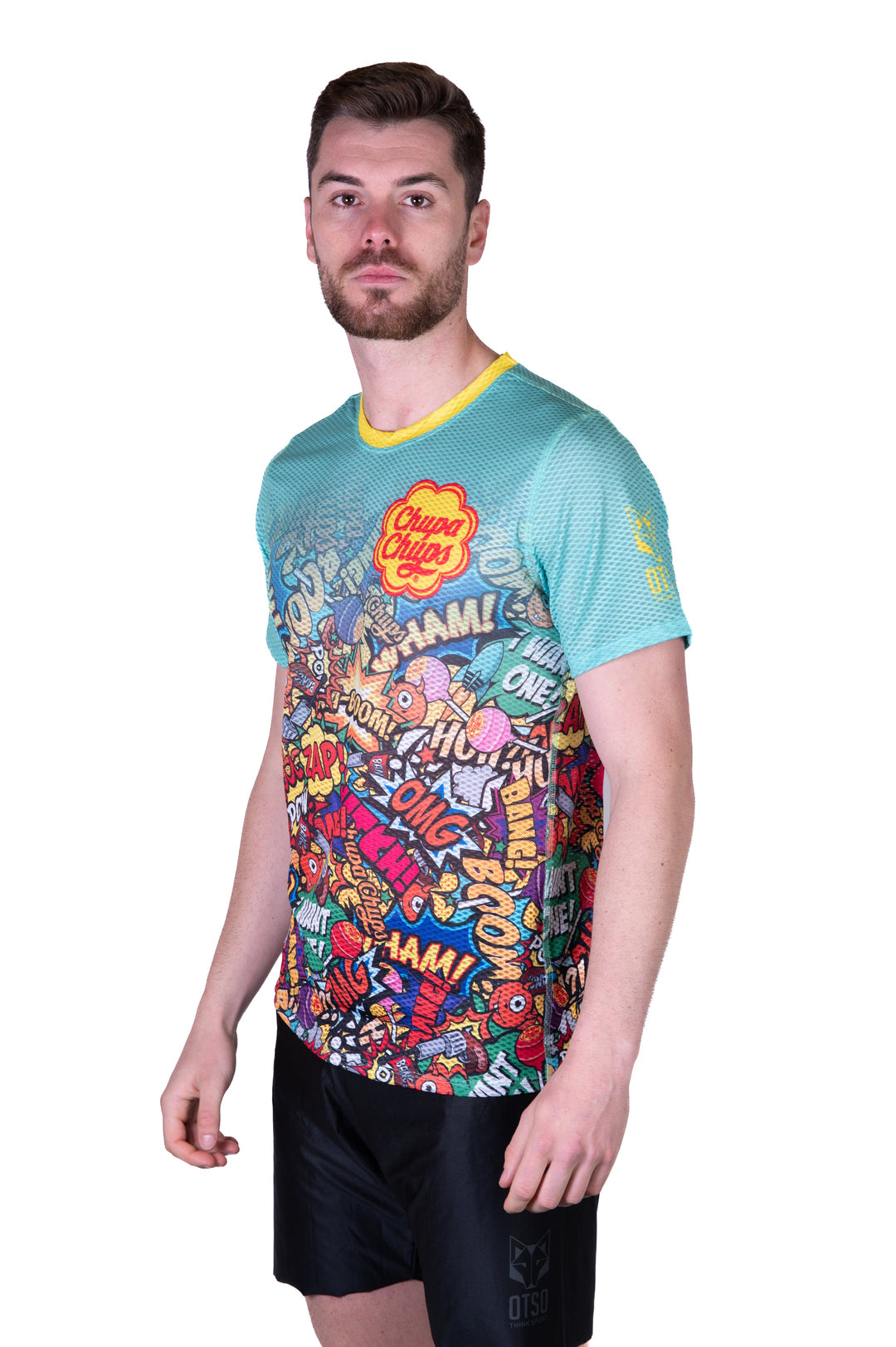 OTSO Men’s Short Sleeve Shirt Chupa Chups Cosmic (メンズ半袖Tシャツ チュッパチャップス コズミック)