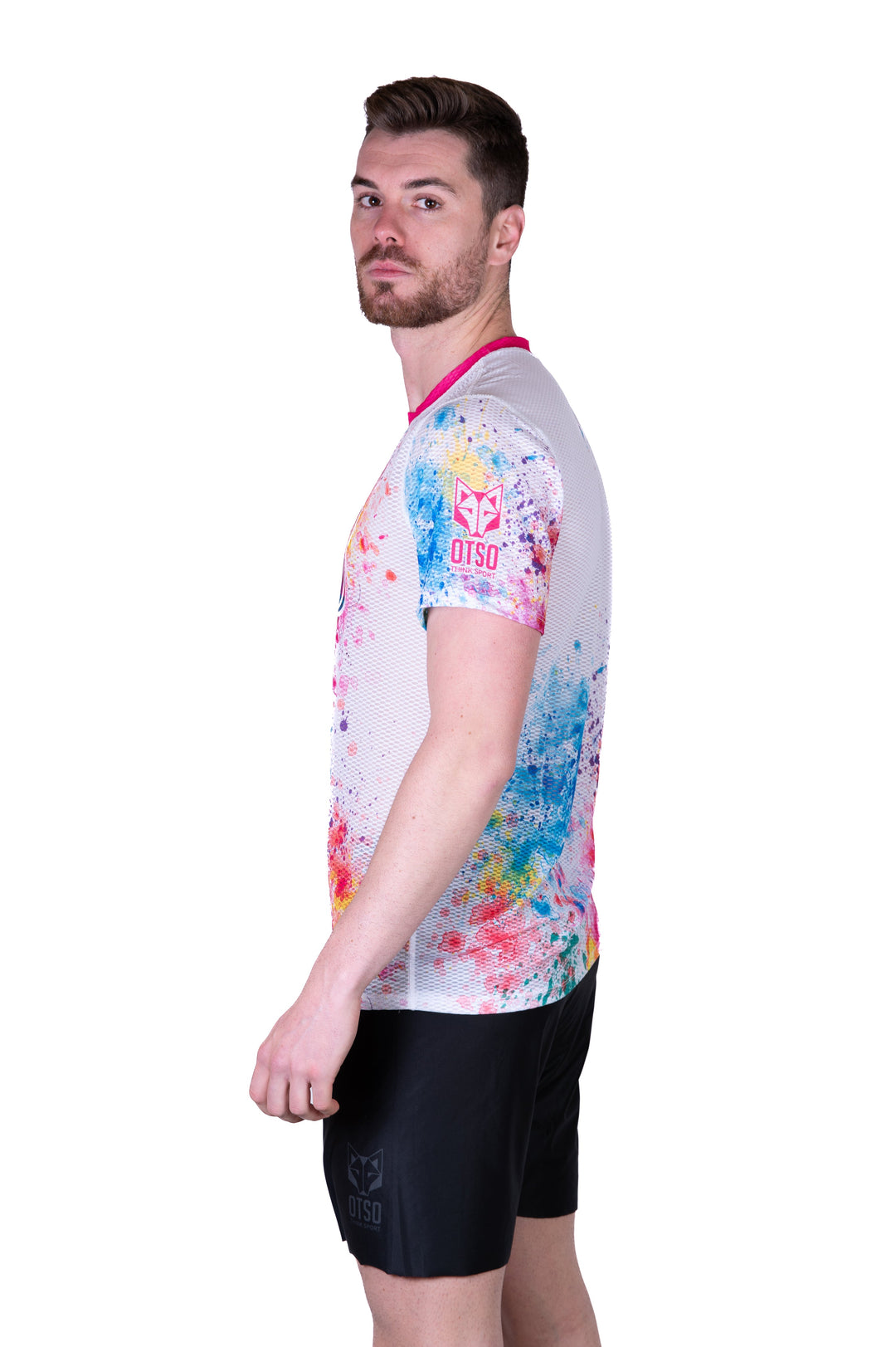 OTSO Chupa Chups Men's Paint Short Sleeve T-Shirt (チュッパチャプス メンズ・ペイント半袖Tシャツ)