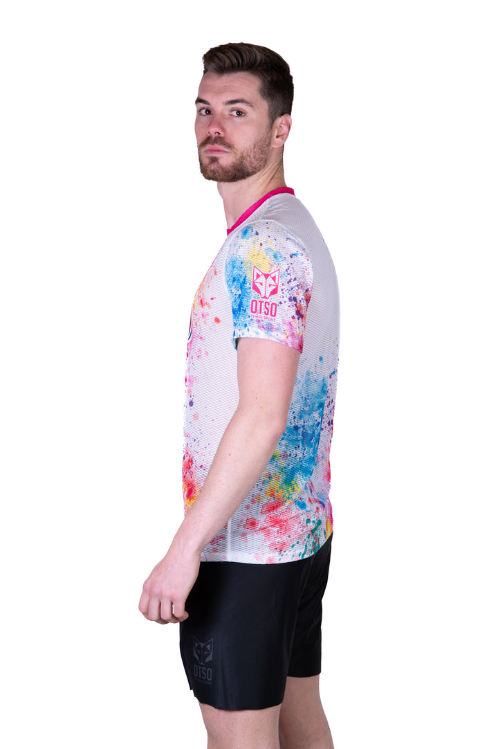 OTSO Chupa Chups Men's Paint Short Sleeve T-Shirt (チュッパチャプス メンズ・ペイント半袖Tシャツ)